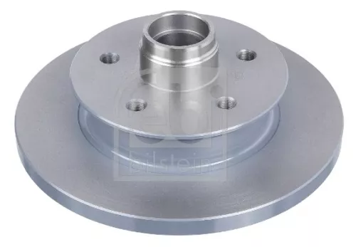 2x Febi Front Solid Brake Disc For Vw Transporter