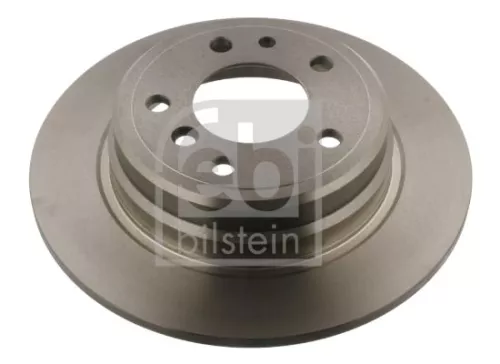 2x Febi Rear Solid Brake Disc For Bmw 5 Series