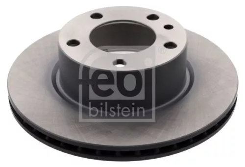2x Febi Front Internally Vented Brake Disc For Bmw 5 Series