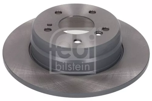 2x Febi Rear Solid Brake Disc For Chrysler Mercedes-benz 124 C-class Clc-c