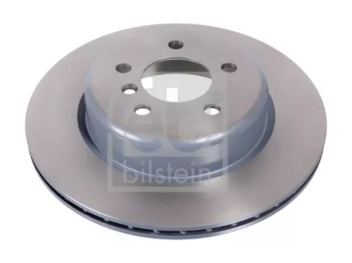 2x Febi Rear Internally Vented Brake Disc For Bmw 5