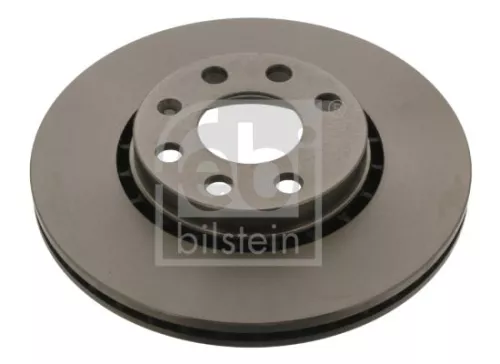 2x Febi Front Internally Vented Brake Disc For Opel Vauxhall Astra Cavalie