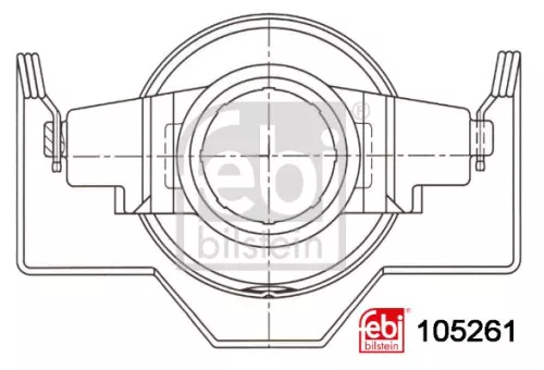 Febi Clutch Release Bearing For Volvo 8700 B6 B7