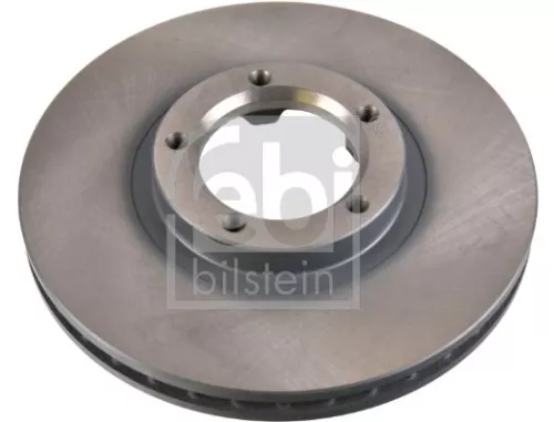 2x Febi Front Internally Vented Brake Disc For Ford Transit Transit Tourne