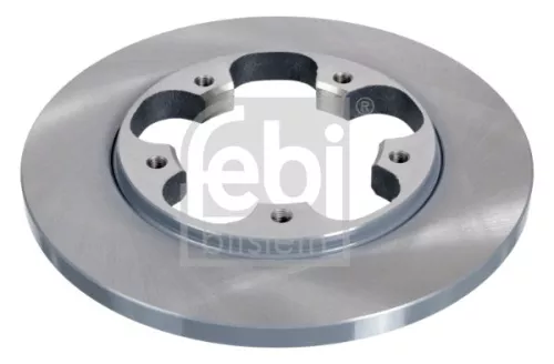 2x Febi Rear Solid Brake Disc For Ford Transit