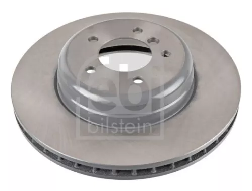 2x Febi Front Internally Vented Brake Disc For Bmw 5 6