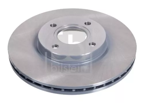 2x Febi Front Internally Vented Brake Disc For Ford B-max Fiesta Tourneo C