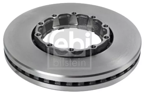 2x Febi Rear Internally Vented Brake Disc
