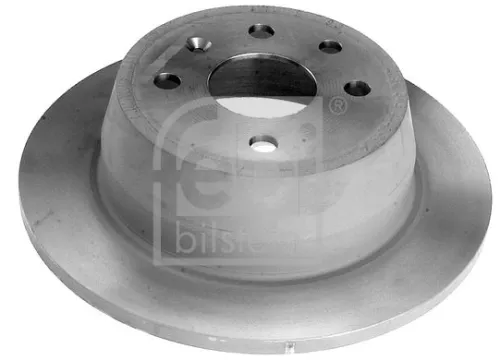 2x Febi Rear Solid Brake Disc For Opel Vauxhall Astra Astravan Cavalier Ve