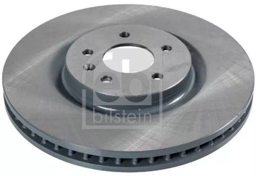 2x Febi Front Internally Vented Brake Disc For Opel Vauxhall Insignia