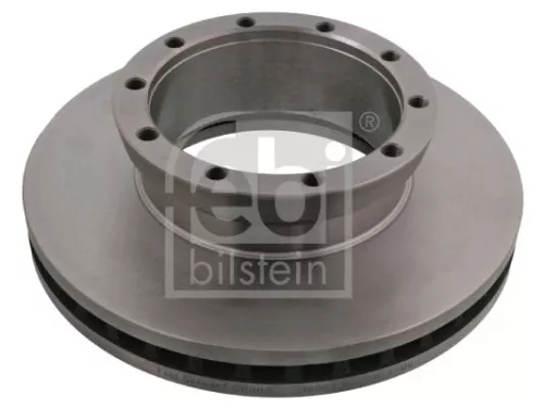 2x Febi Front Internally Vented Brake Disc For Setra Series 200