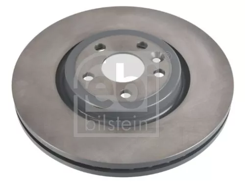 2x Febi Front Internally Vented Brake Disc For Jaguar Land Rover F-pace Ra