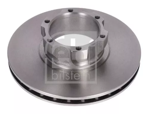 2x Febi Front Internally Vented Brake Disc For Mercedes-benz T2/ln1 Vario