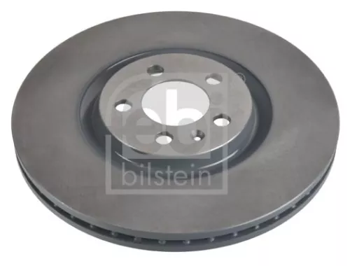 2x Febi Front Internally Vented Brake Disc For Audi Seat Vw A1 Ibiza Polo 