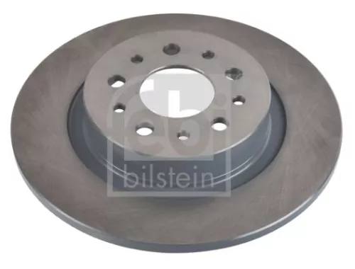 2x Febi Rear Solid Brake Disc For Fiat 500l Tipo