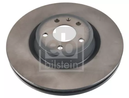 2x Febi Front Vented Brake Discs Fits Audi A6 Allroad 345mm