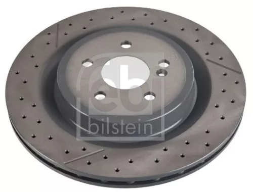 2x Febi Rear Vented Brake Discs Fits Mercedes A-class Cla Slc Slk 330mm