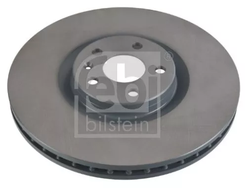 2x Febi Front Internally Vented Brake Disc For Volvo Volvo Asia Ex40 S90 V