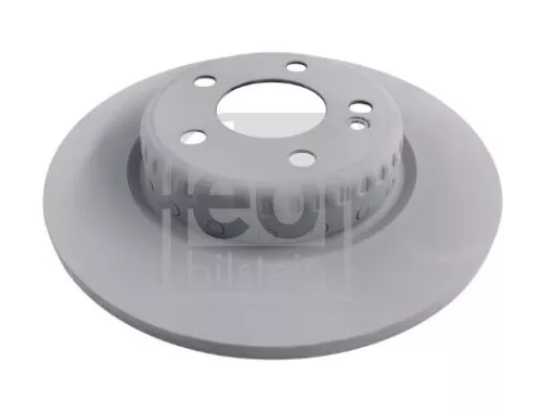 2x Febi Rear Solid Brake Discs Fits Mercedes C-class 300mm