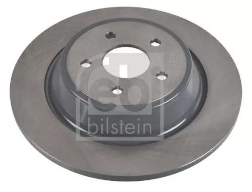 2x Febi Rear Solid Brake Discs Fits Ford Kuga Mondeo 316mm