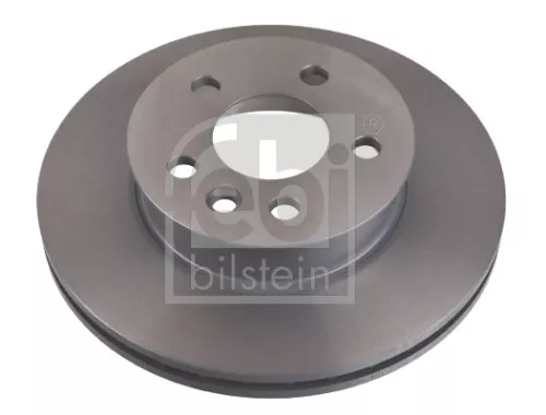2x Febi Front Internally Vented Brake Disc For Vw California Transporter