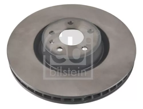 2x Febi Front Internally Vented Brake Disc For Audi A6 Allroad