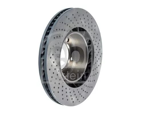 FEBI BILSTEIN FEBI BILSTEIN 108215 Febi Single Front Left Perforated/vented Brake Disc For Porsche 718 Boxster 71 