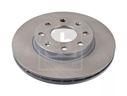 2x Febi Front Vented Brake Discs Fits Chevrolet Daewoo Astra Aveo / Kalos Kalos 