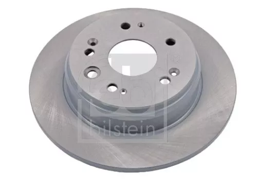 2x Febi Rear Solid Brake Disc For Honda Cr-v Crossroad Stream