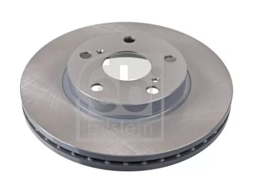 2x Febi Front Vented Brake Discs Fits Toyota Auris Corolla Corolla Quest 273mm