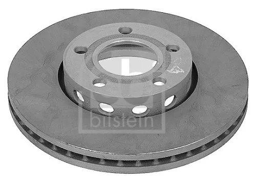 2x Febi Front Vented Brake Discs Fits Audi 100 200 Quattro 276mm