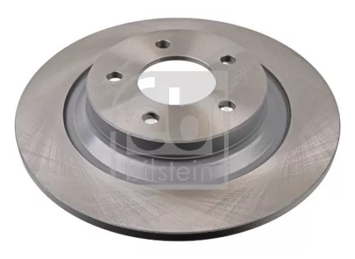 2x Febi Rear Solid Brake Discs Fits Mazda 5 302mm