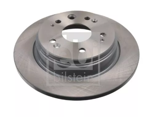 2x Febi Rear Solid Brake Disc For Honda Fr-v Stream