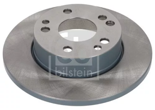 2x Febi Front Solid Brake Disc For Mercedes-benz 190