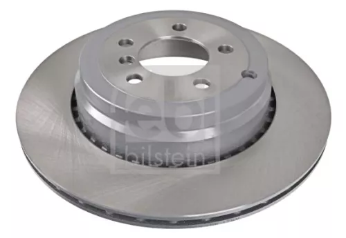 2x Febi Rear Internally Vented Brake Disc For Land Rover Range Rover
