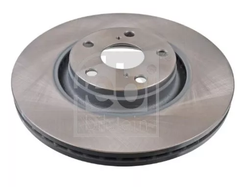 2x Febi Front Vented Brake Discs Fits Toyota Avensis Verso 320mm