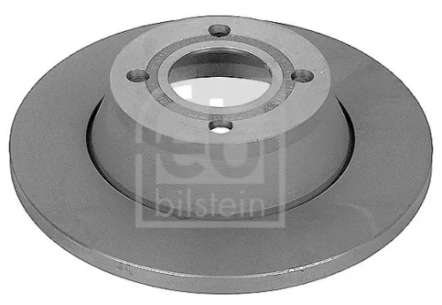 2x Febi Front Solid Brake Discs Fits Audi 80 280mm