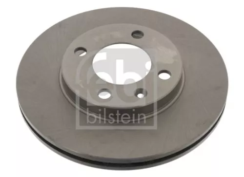 2x Febi Front Internally Vented Brake Disc For Audi Seat Vw 80 Cordoba Cou