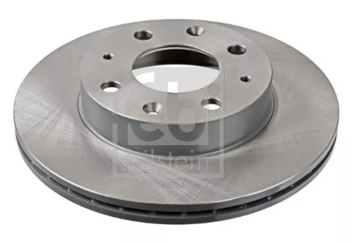 2x Febi Front Internally Vented Brake Disc For Honda Rover 200 Civic Crx I