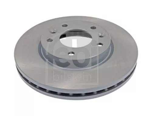 2x Febi Front Internally Vented Brake Disc For Kia Carnival