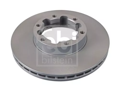 2x Febi Front Vented Brake Discs Fits Nissan Atleon Cabstar E Trade 263mm
