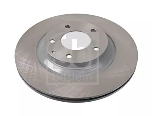 2x Febi Rear Vented Brake Discs Fits Mazda Rx-8 302mm