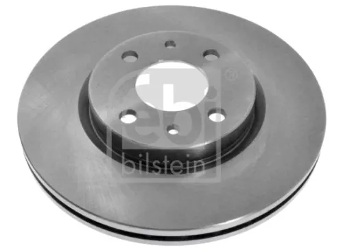2x Febi Front Internally Vented Brake Disc For Citroën Peugeot Bipper Bipp