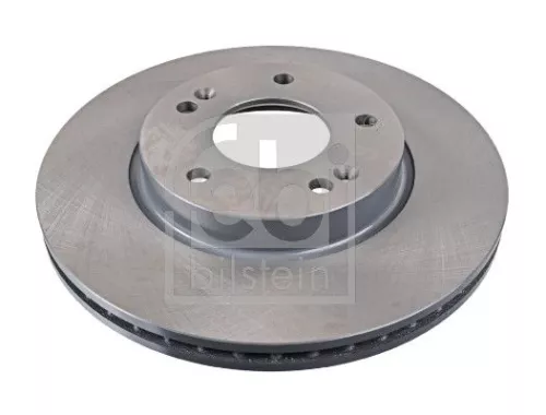 2x Febi Front Internally Vented Brake Disc For Hyundai Kia Ioniq Niro