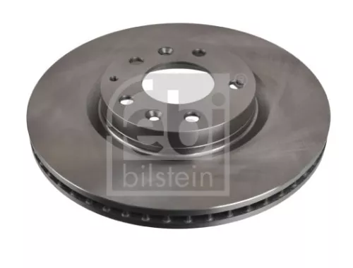 2x Febi Front Internally Vented Brake Disc For Mazda Rx-8
