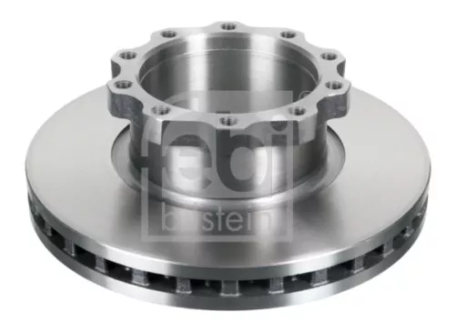 2x Febi Front Internally Vented Brake Disc For Man Hocl Lion´s City M 2000