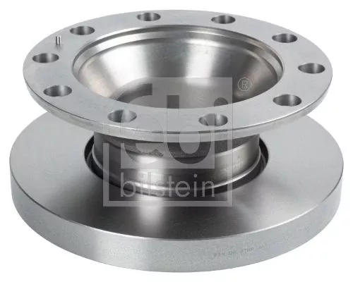 2x Febi Rear Solid Brake Disc For Renault Trucks Midlum