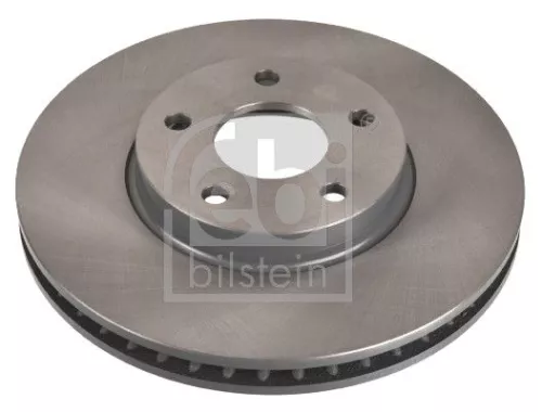 2x Febi Front Vented Brake Discs Fits Ford Focus 282mm
