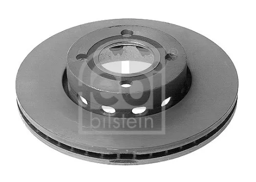 2x Febi Front Vented Brake Discs Fits Audi 80 Cabriolet Coupe 276mm