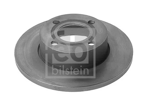2x Febi Front Solid Brake Disc For Audi 80